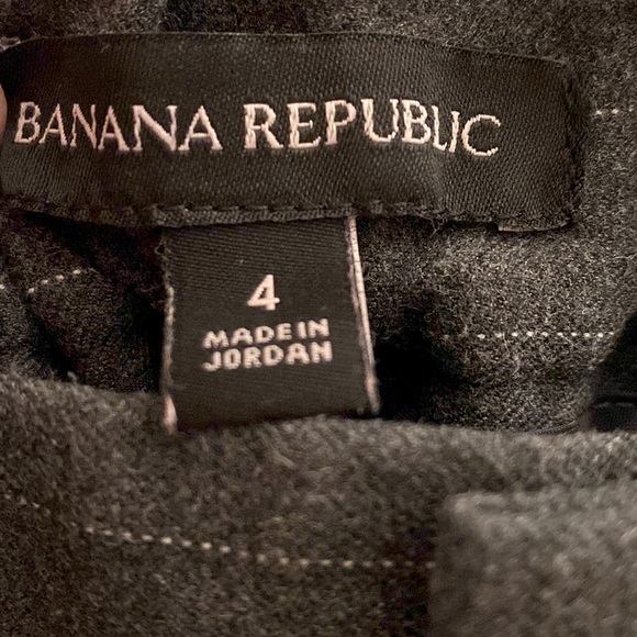 BANANA REPUBLIC High-Rise Straight Elastic-Waist Pants Size 4 - Picture 8 of 14